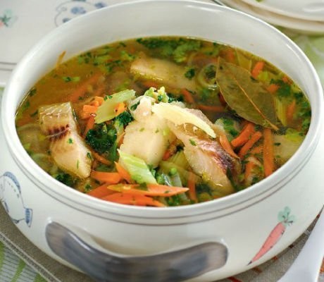 Рыбный суп с сельдереем
