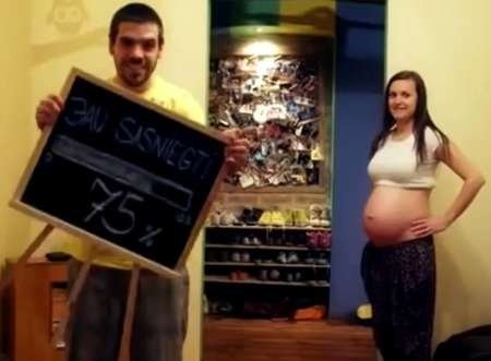 Потрясающий ролик - 9 месяцев беременности